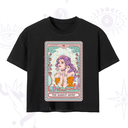 Purplehecate The Makeup Artist Tarot Crop T-Shirt