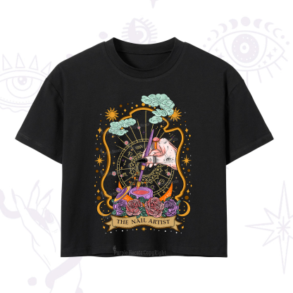 Purplehecate The Nail Artist Crop T-Shirt