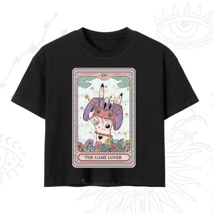 Purplehecate The Game Lover Tarot Crop T-Shirt
