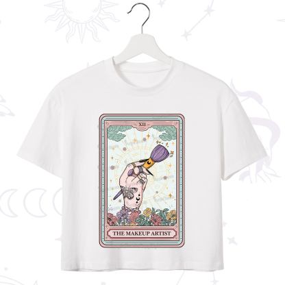 Purplehecate The Makeup Artist Tarot Crop T-Shirt