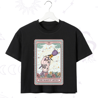 Purplehecate The Makeup Artist Tarot Crop T-Shirt