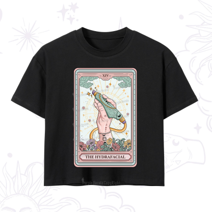 Purplehecate The Hydrafacial Tarot Crop T-Shirt