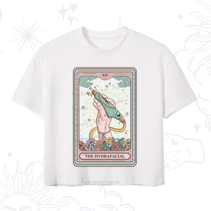 Purplehecate The Hydrafacial Tarot Crop T-Shirt