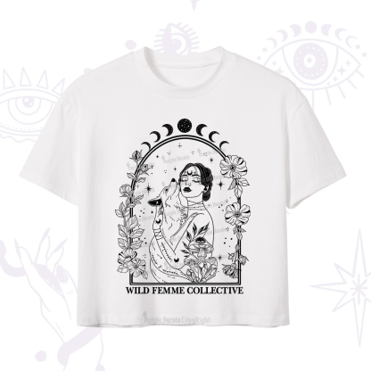 Purplehecate Wild Femme Collective Crop T-Shirt