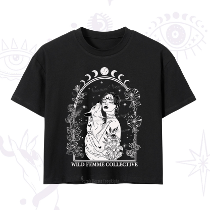 Purplehecate Wild Femme Collective Crop T-Shirt