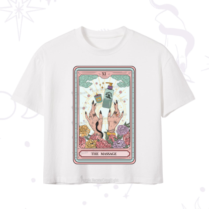 Purplehecate The Massage Tarot Crop T-Shirt