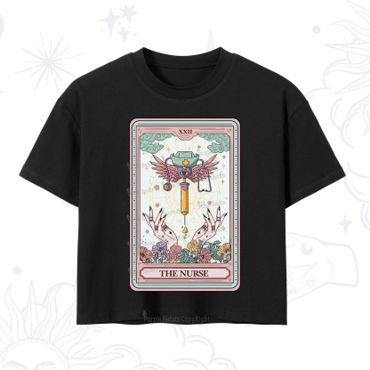 Purplehecate The ER Nurse Tarot Crop T-Shirt