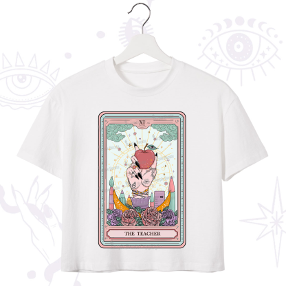 Purplehecate The Teacher Tarot Crop T-Shirt