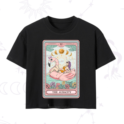 Purplehecate The Vacation Audacity Tarot Crop T-Shirt