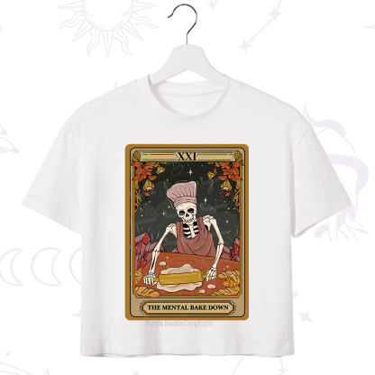Purplehecate The Mental Bake Down Tarot Crop T-Shirt