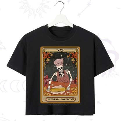 Purplehecate The Mental Bake Down Tarot Crop T-Shirt