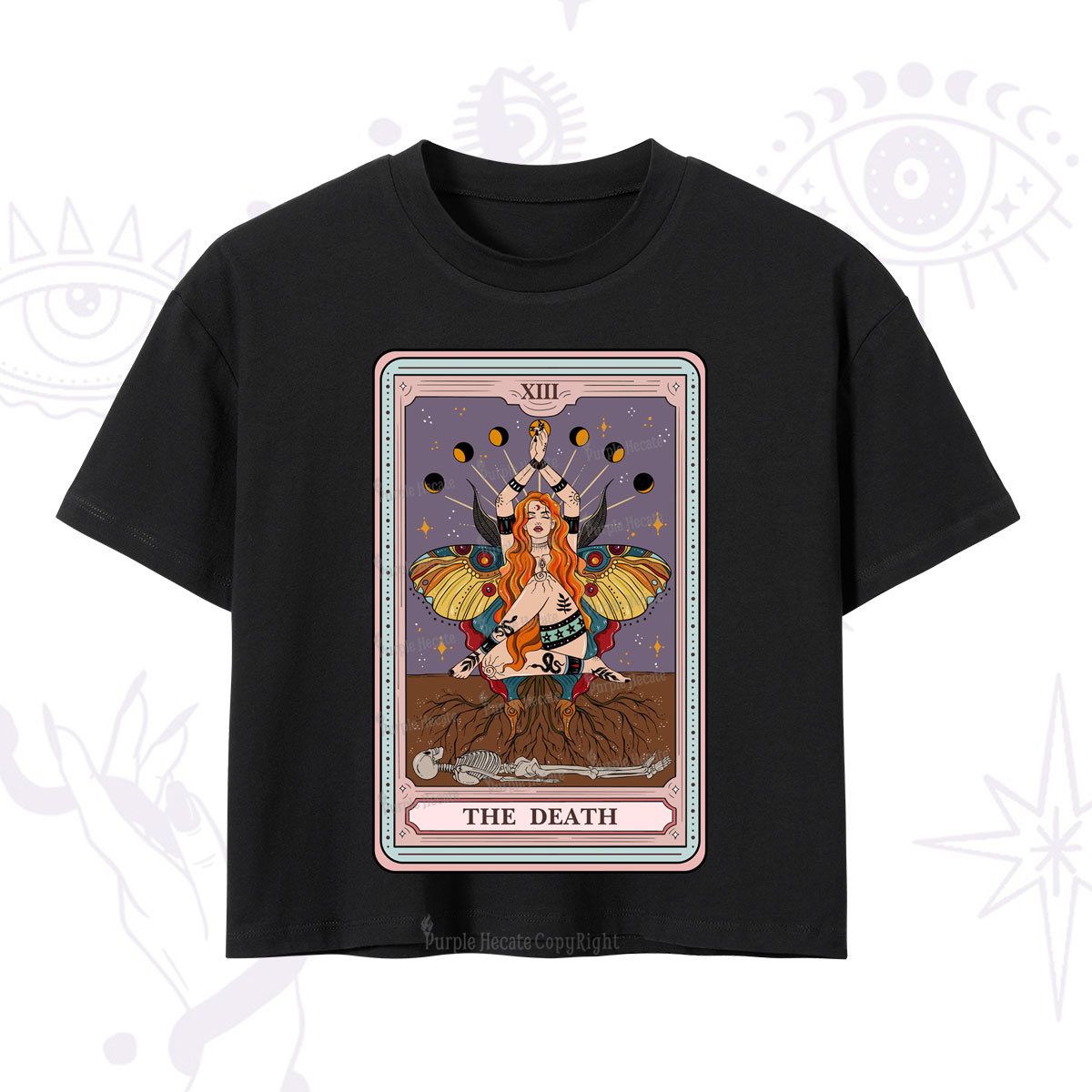 Purplehecate The Mothwomen Tarot Crop T-Shirt