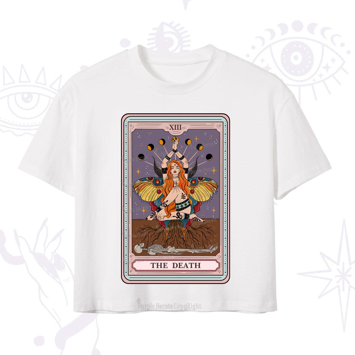 Purplehecate The Mothwomen Tarot Crop T-Shirt