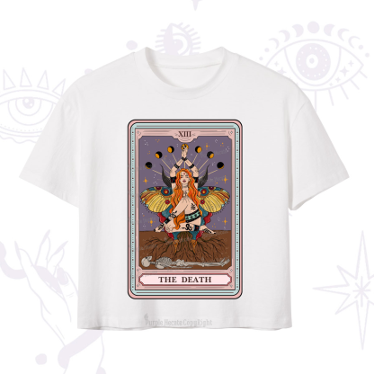 Purplehecate The Mothwomen Tarot Crop T-Shirt