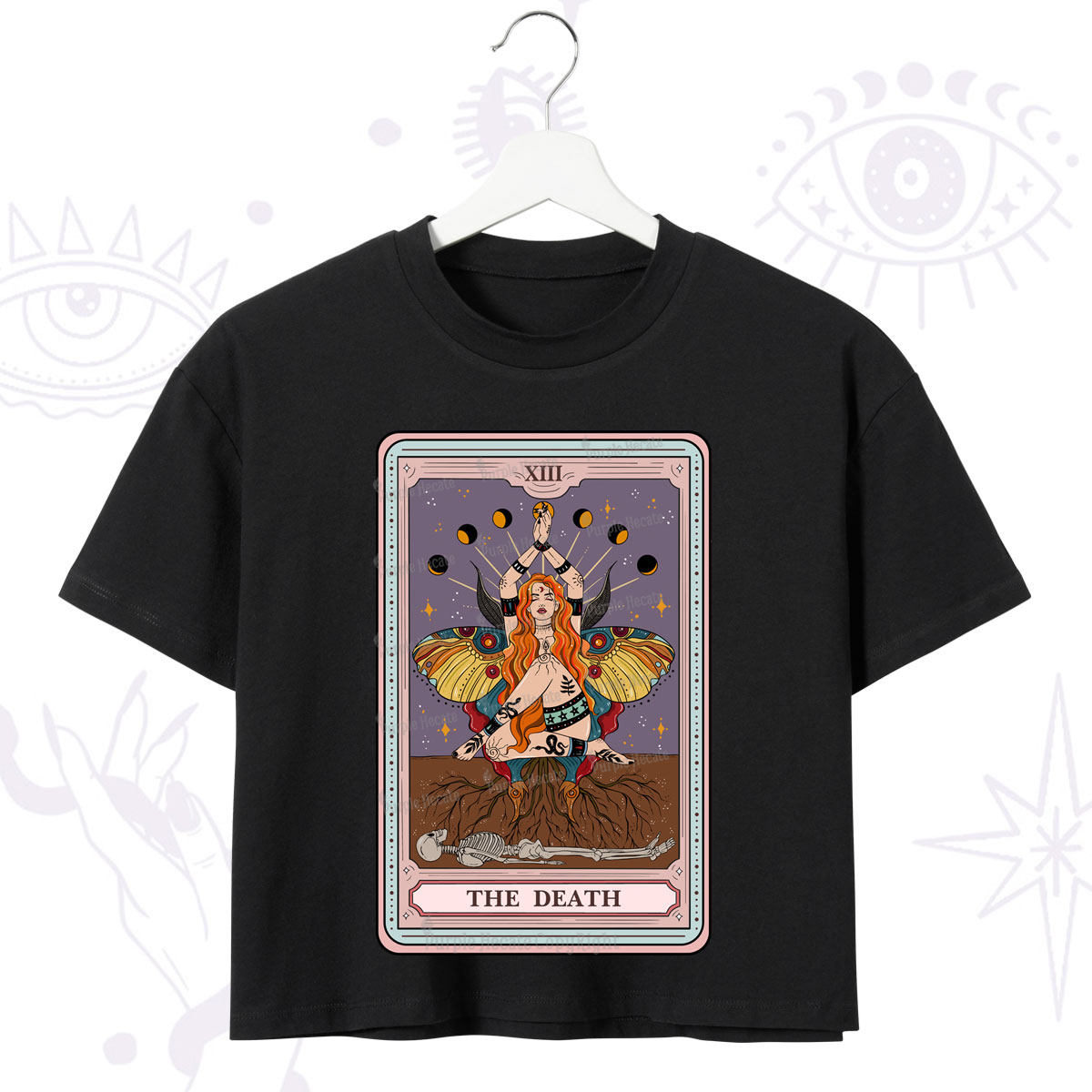 Purplehecate The Mothwomen Tarot Crop T-Shirt