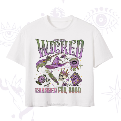 Purplehecate Wicked Changed For Good Crop T-Shirt