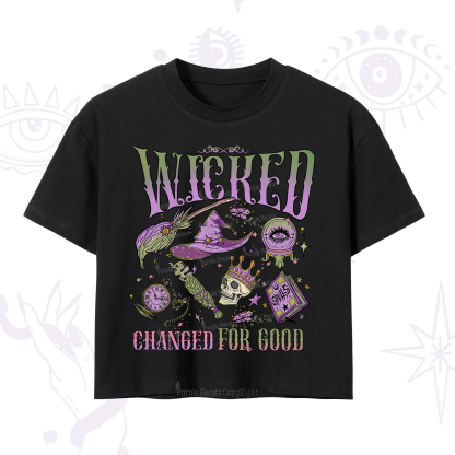 Purplehecate Wicked Changed For Good Crop T-Shirt
