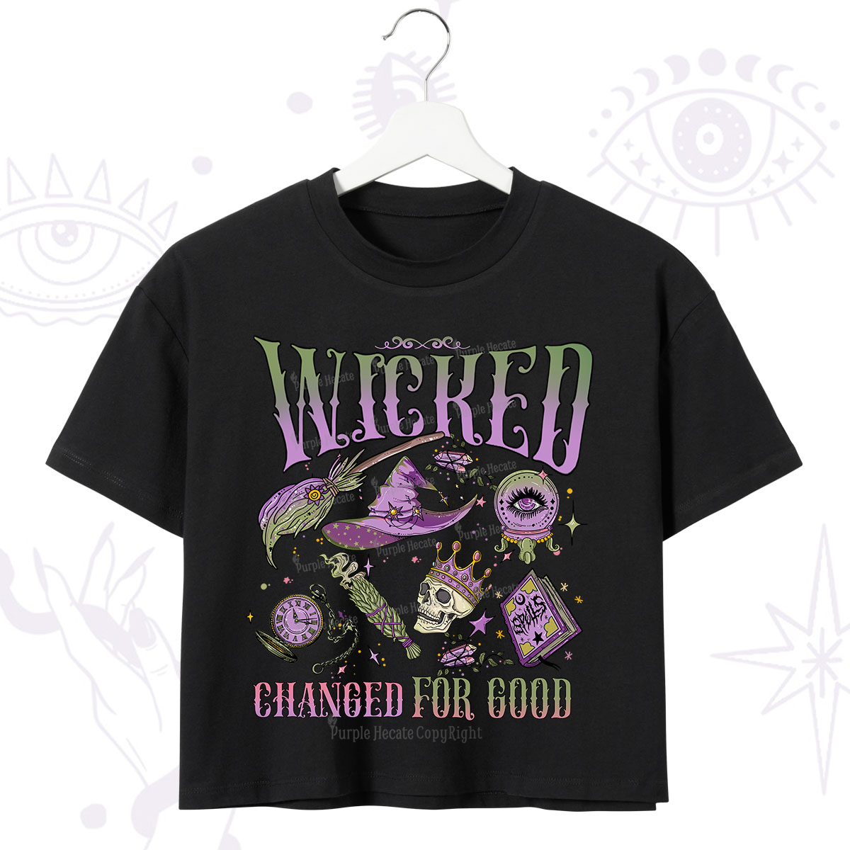 Purplehecate Wicked Changed For Good Crop T-Shirt