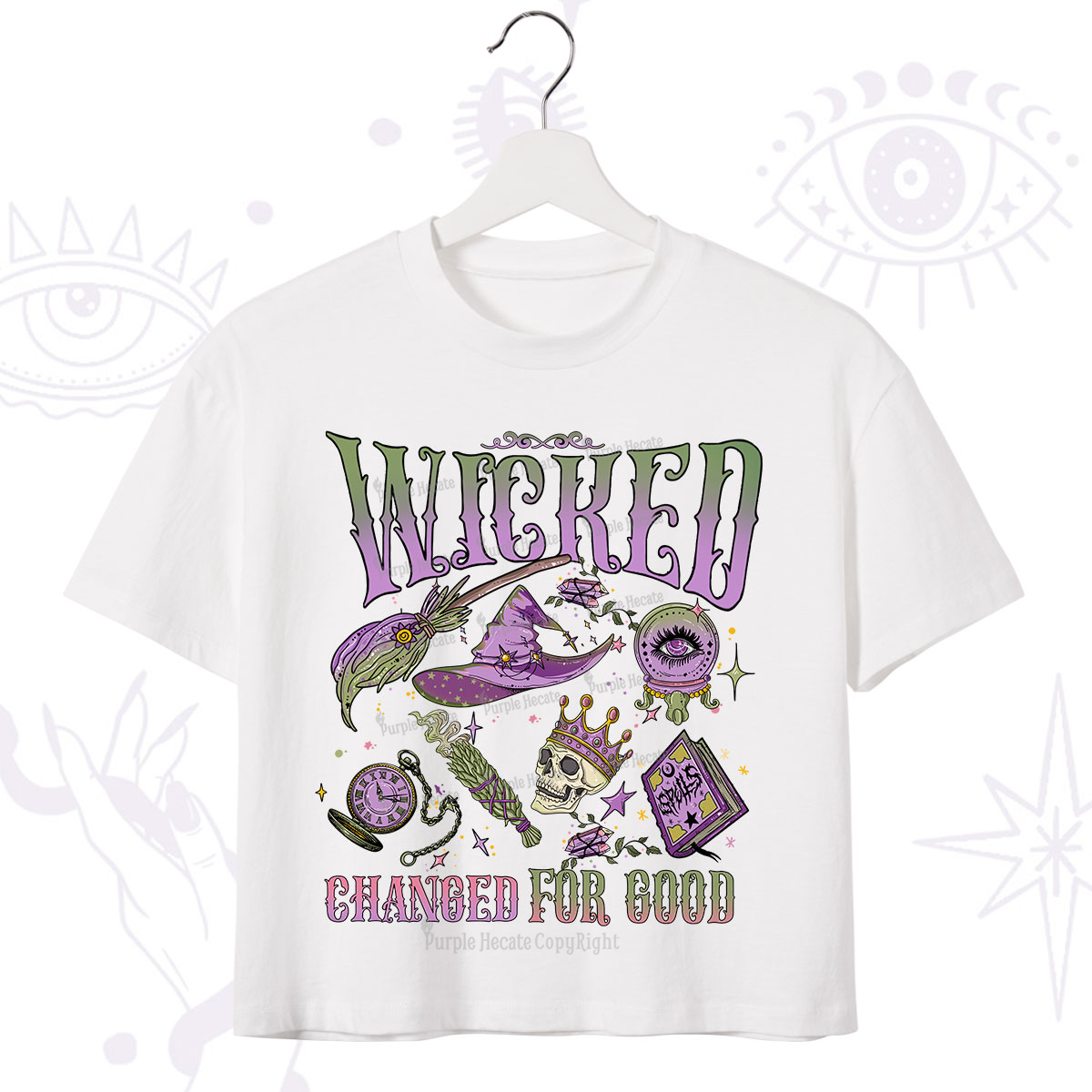 Purplehecate Wicked Changed For Good Crop T-Shirt