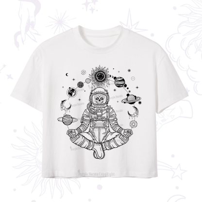 Purplehecate Cosmic Meditator Crop T-Shirt