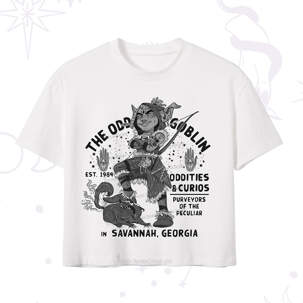 Purplehecate The Odd Goblin Crop T-Shirt