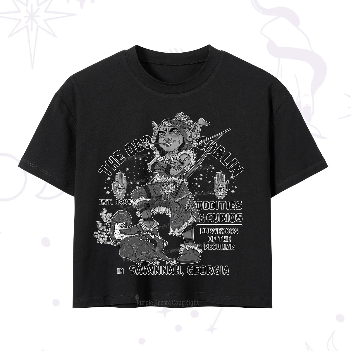 Purplehecate The Odd Goblin Crop T-Shirt