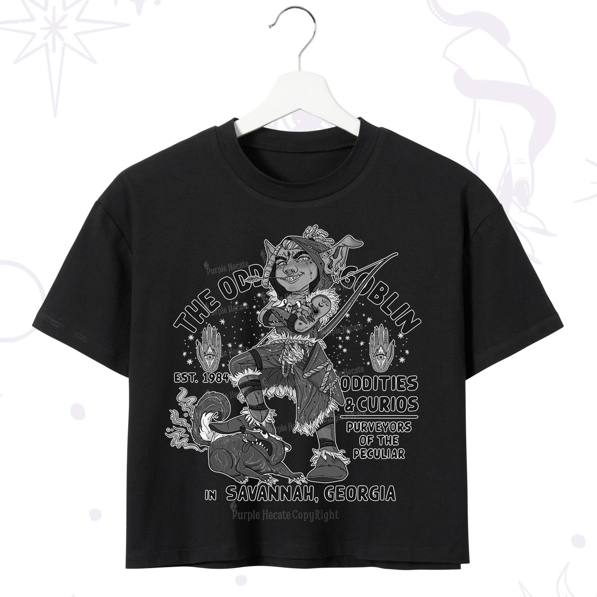 Purplehecate The Odd Goblin Crop T-Shirt