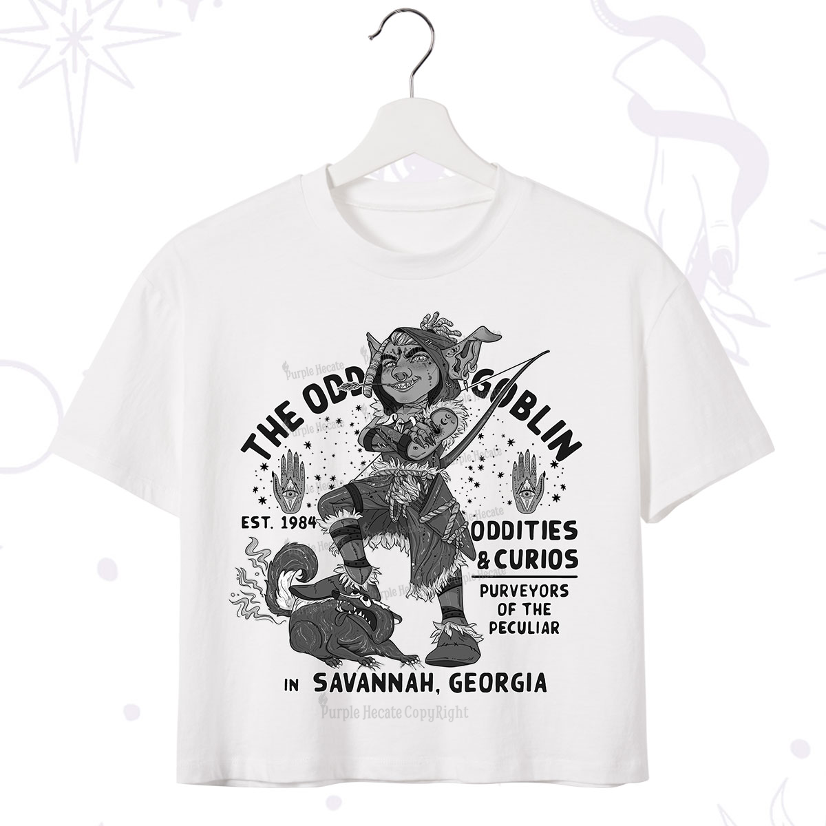 Purplehecate The Odd Goblin Crop T-Shirt