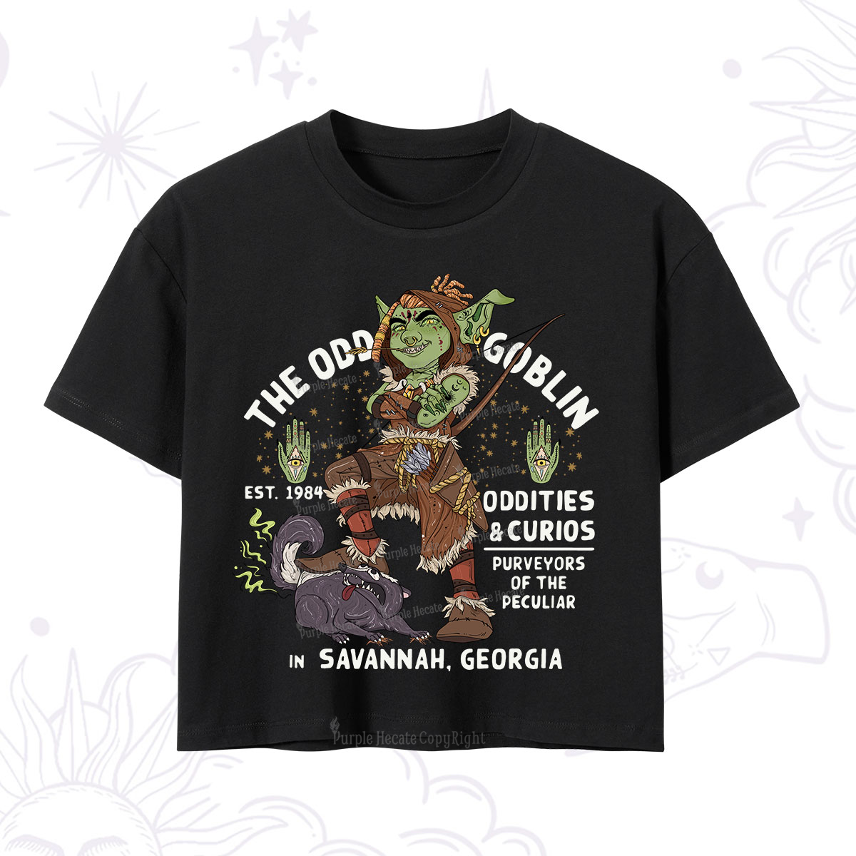 Purplehecate The Odd Goblin Crop T-Shirt