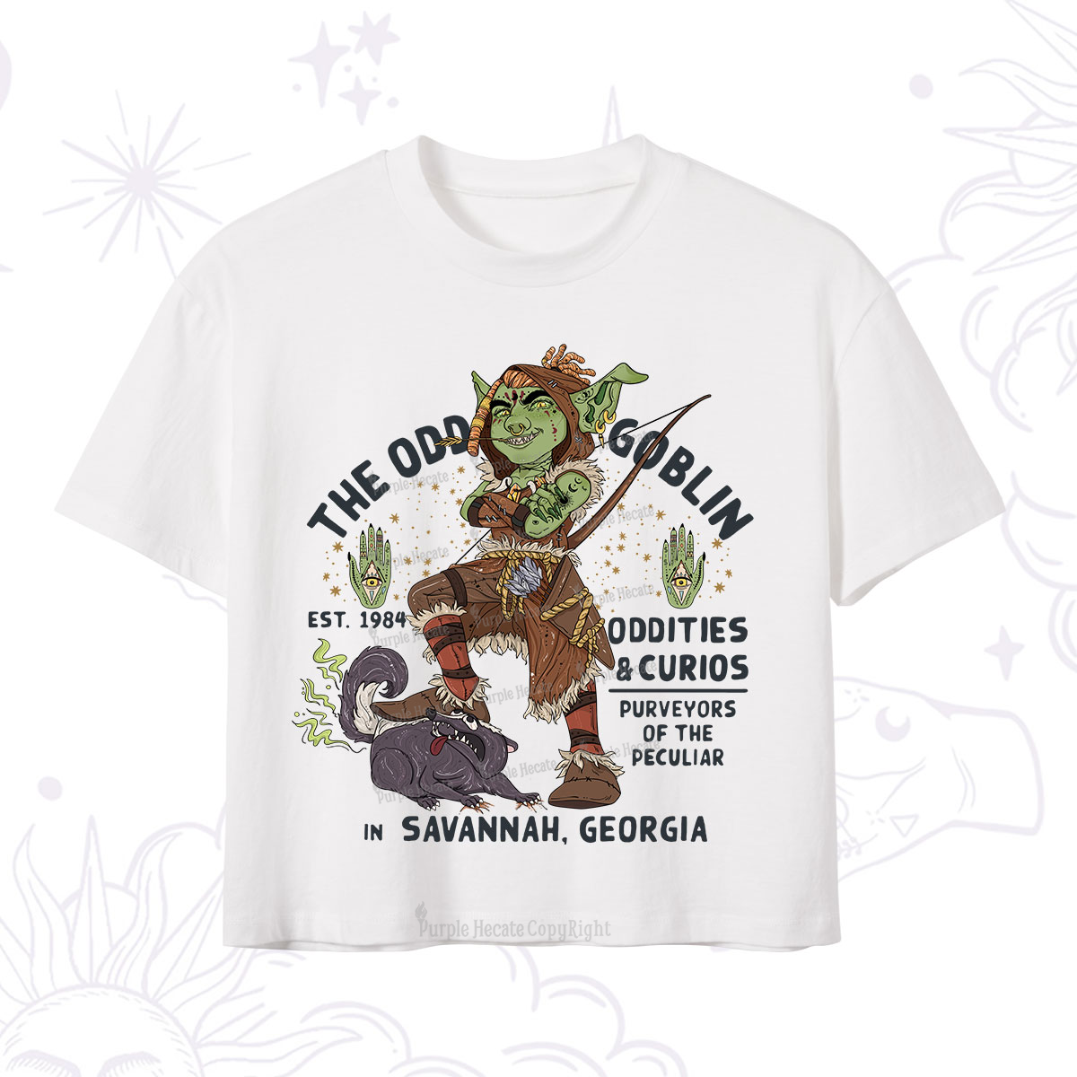 Purplehecate The Odd Goblin Crop T-Shirt