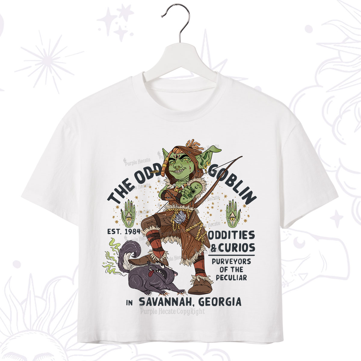 Purplehecate The Odd Goblin Crop T-Shirt