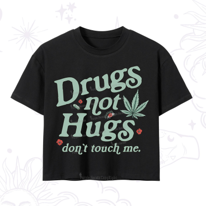 Purplehecate Sarcastic Weed Crop T-Shirt