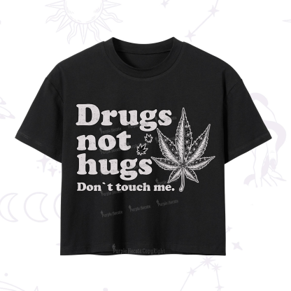 Purplehecate Don't Touch Me Crop T-Shirt