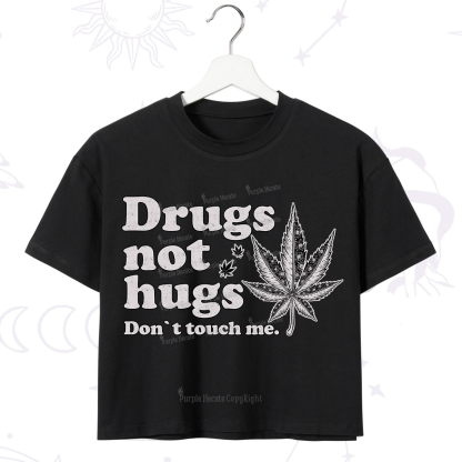 Purplehecate Don't Touch Me Crop T-Shirt