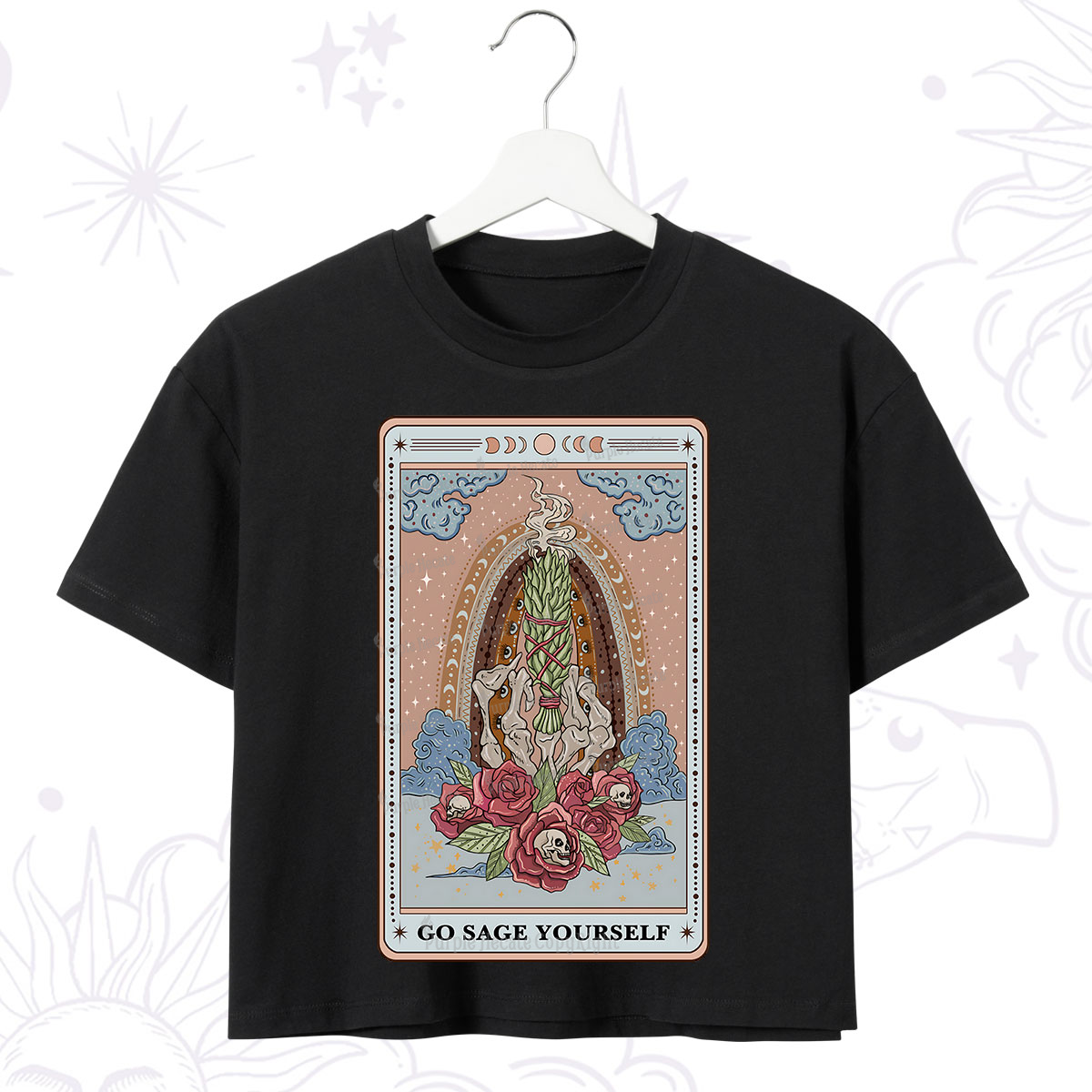 Purplehecate Persephone's Pomegranates Crop T-Shirt