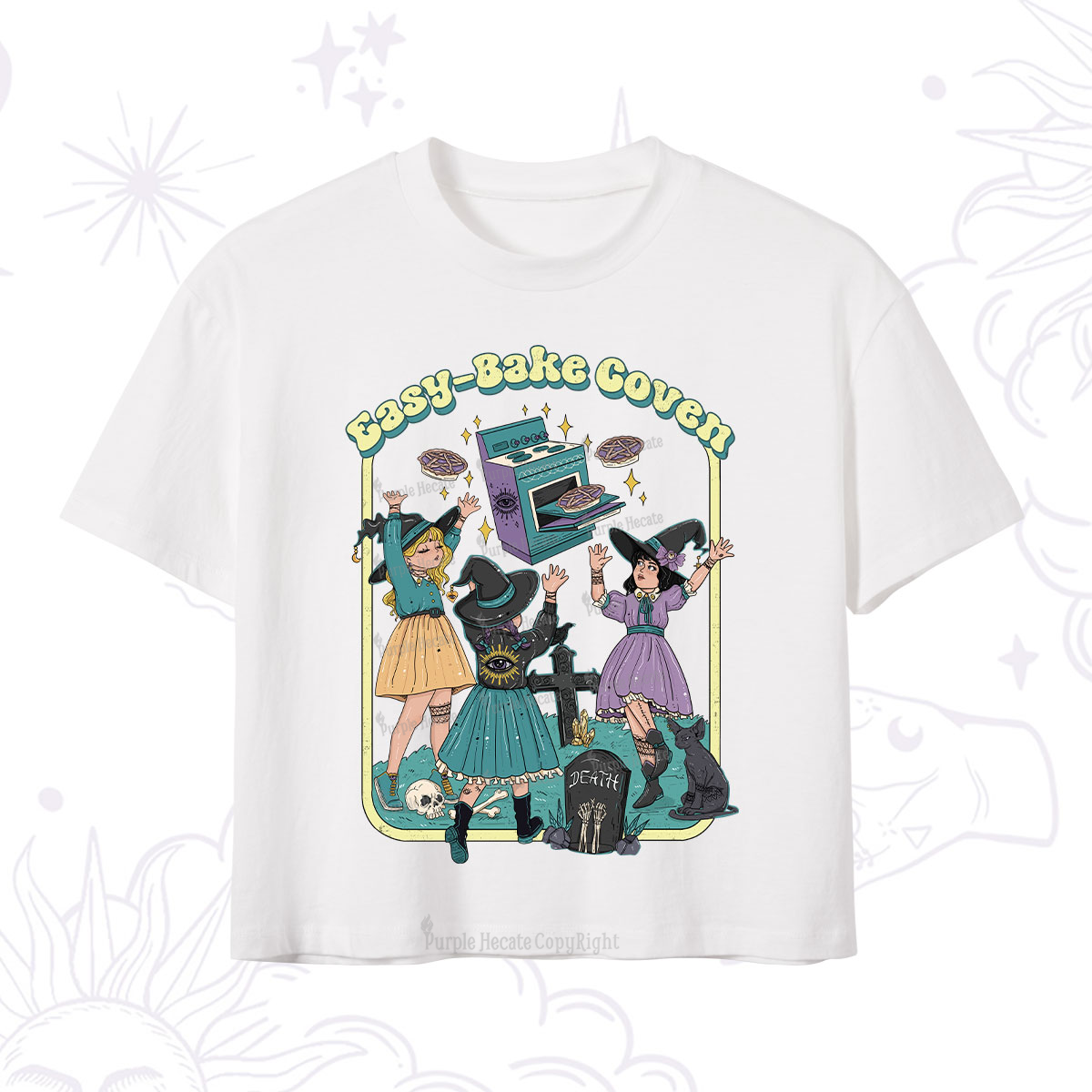 Purplehecate Easy Bake Coven Crop T-Shirt