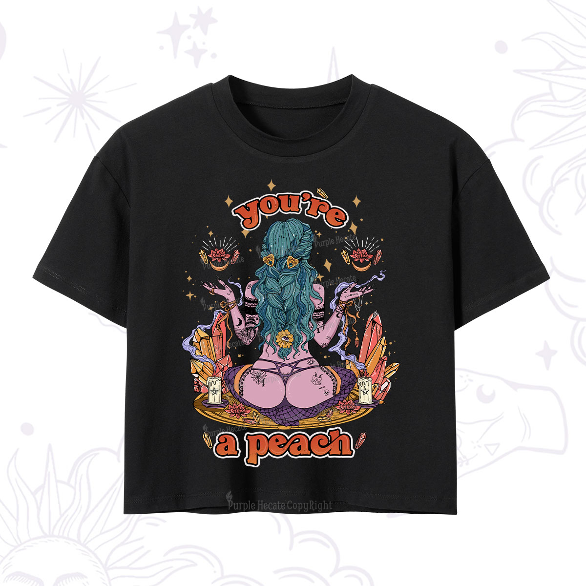 Purplehecate You Are A Peach Crop T-Shirt