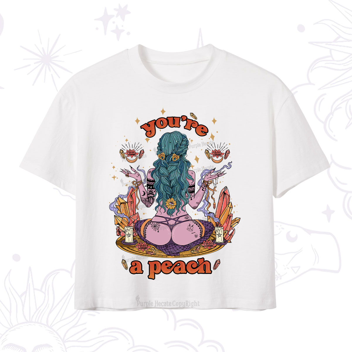 Purplehecate You Are A Peach Crop T-Shirt