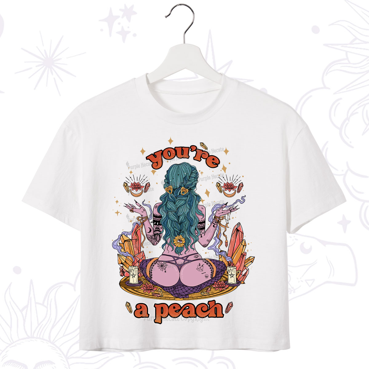 Purplehecate You Are A Peach Crop T-Shirt