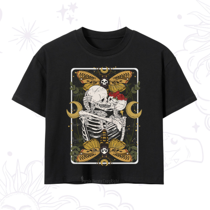 Purplehecate Deathless Moonlit Love Crop T-Shirt