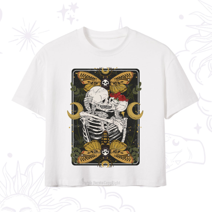Purplehecate Deathless Moonlit Love Crop T-Shirt