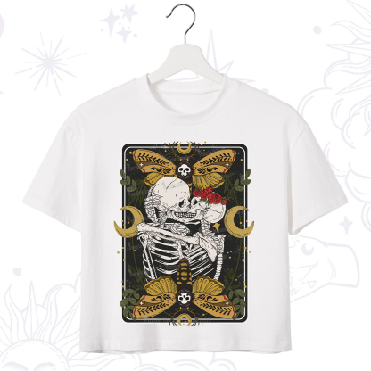 Purplehecate Deathless Moonlit Love Crop T-Shirt