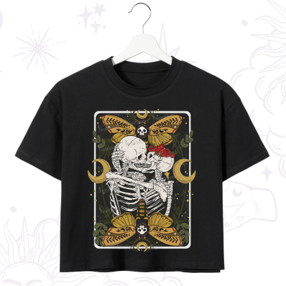 Purplehecate Deathless Moonlit Love Crop T-Shirt