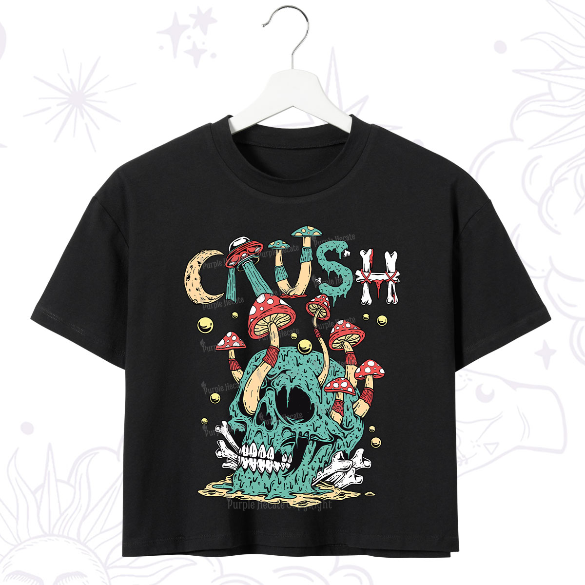Purplehecate Crush Crop T-Shirt