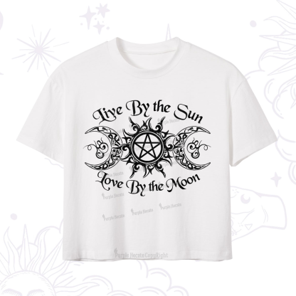 Purplehecate Hecate's Lunar Blessing Crop T-Shirt