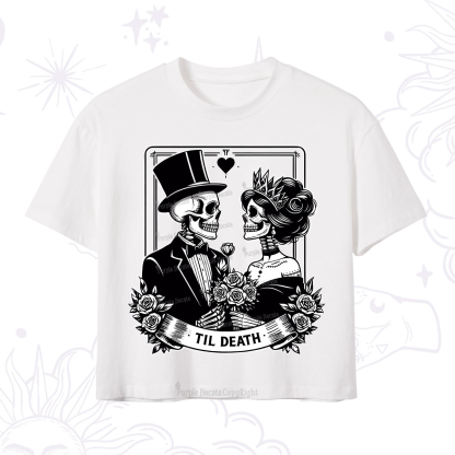 Purplehecate Til Death Crop T-Shirt