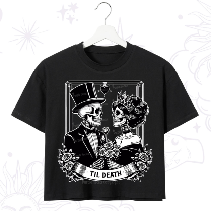 Purplehecate Til Death Crop T-Shirt