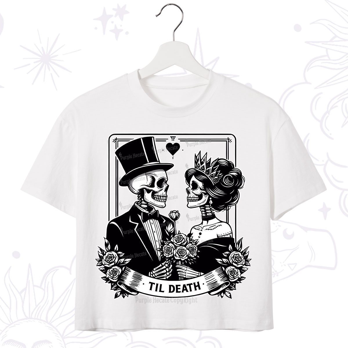 Purplehecate Til Death Crop T-Shirt