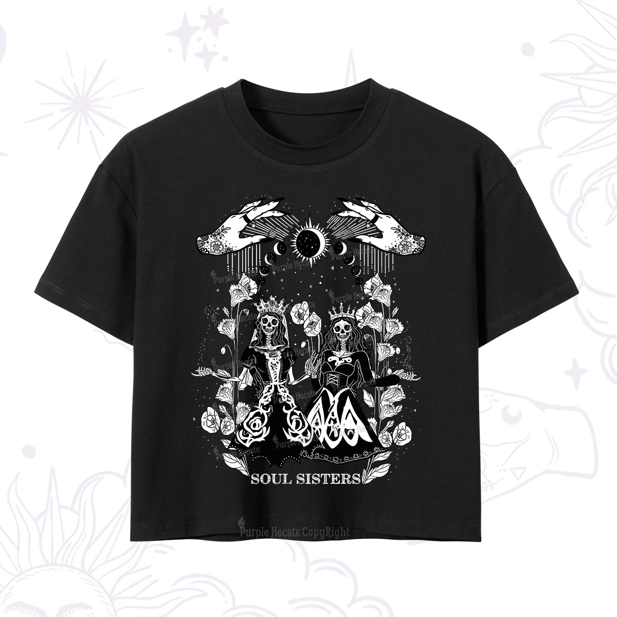 Purplehecate Soul Sister Crop T-Shirt