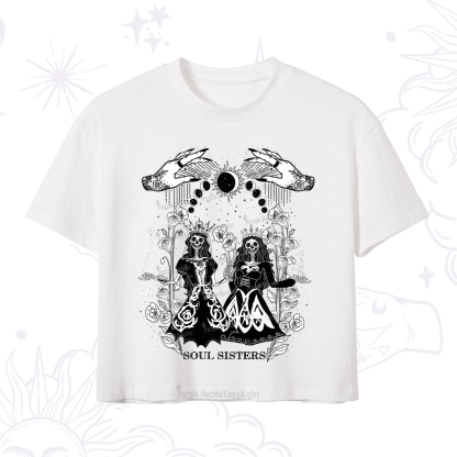 Purplehecate Soul Sister Crop T-Shirt